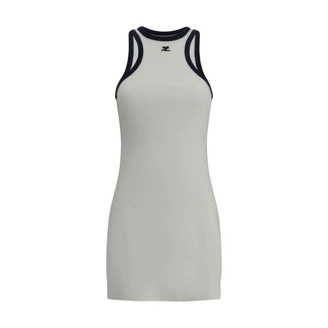 Courrėges Cotton Scuba Mini Dress - Hilstor