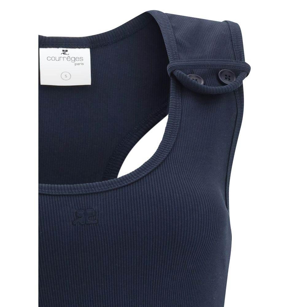 Courrėges 90s Rib Midi Dress - Hilstor