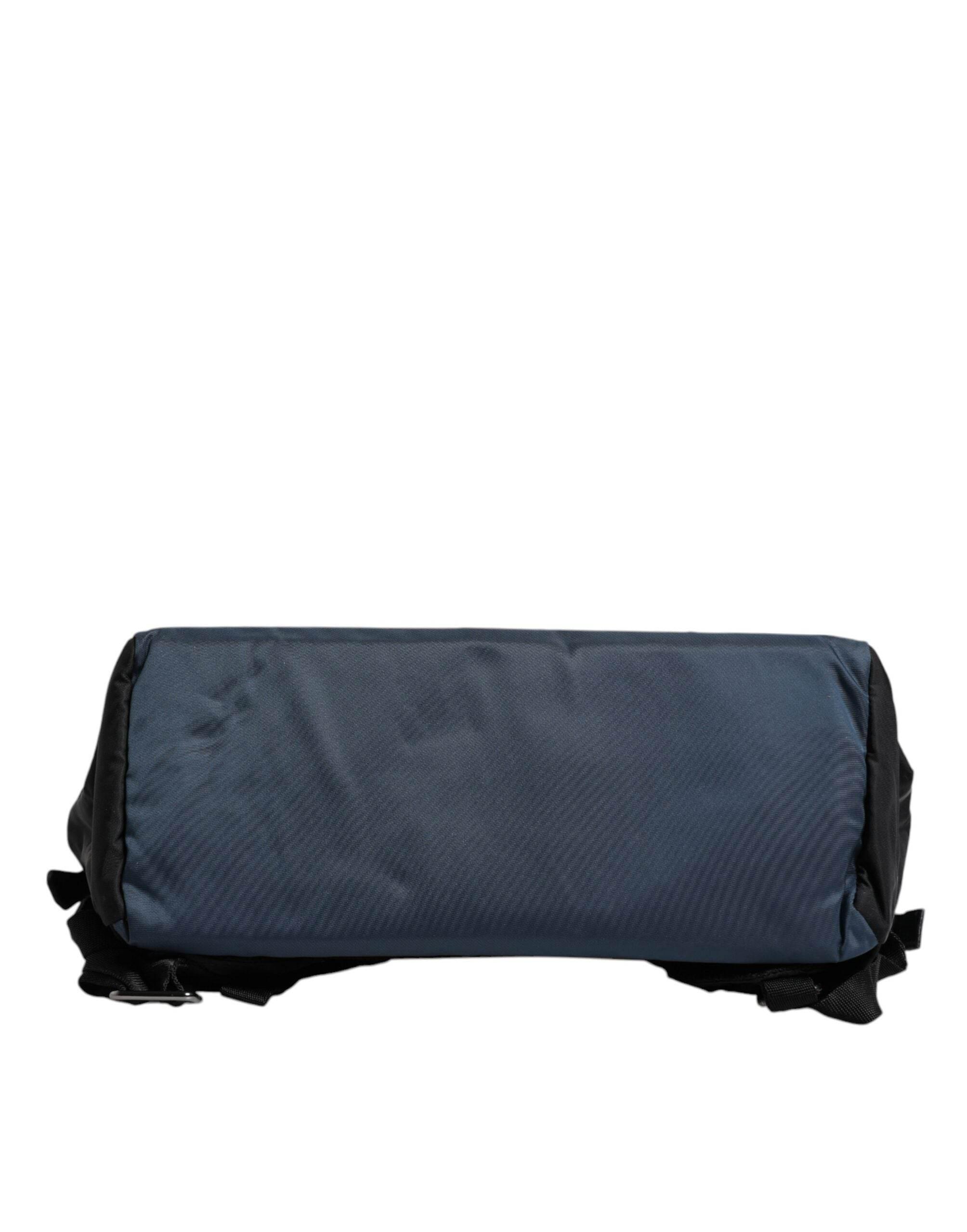 Dolce & Gabbana Black Nylon DG Logo School Backpack Bag - Hilstor