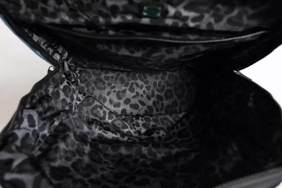 Dolce & Gabbana Black Nylon DG Logo School Backpack Bag - Hilstor
