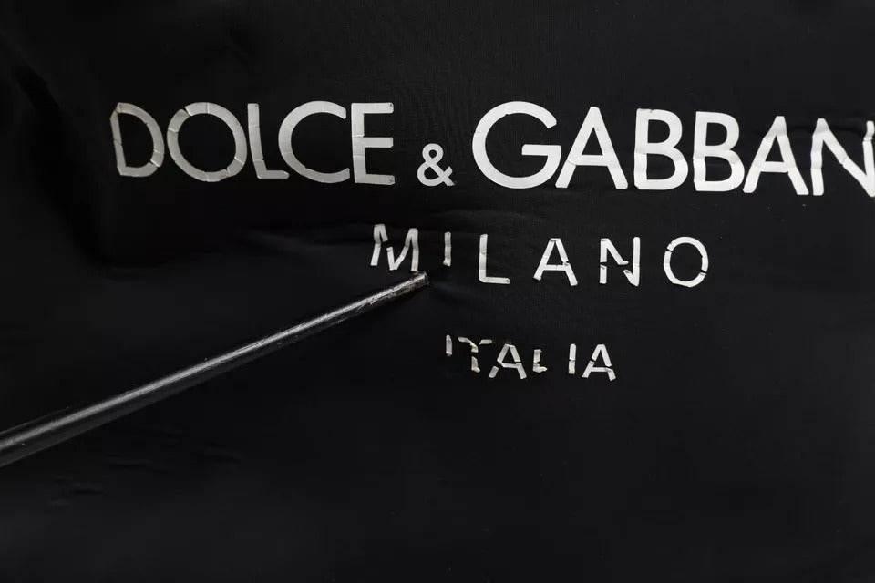 Dolce & Gabbana Black Neoprene Nylon DG Logo School Backpack Bag - Hilstor
