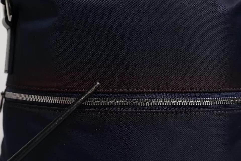 Dolce & Gabbana Dark Blue Nylon Shoulder Baby Tote Diaper Bag - Hilstor