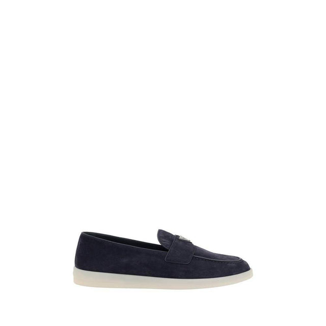 Prada Suede Loafers - Hilstor