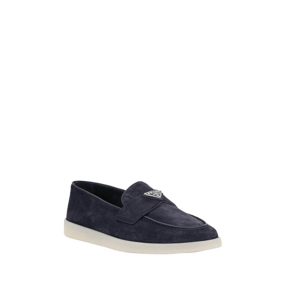 Prada Suede Loafers - Hilstor