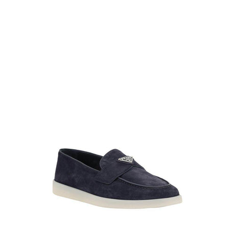 Prada Suede Loafers - Hilstor