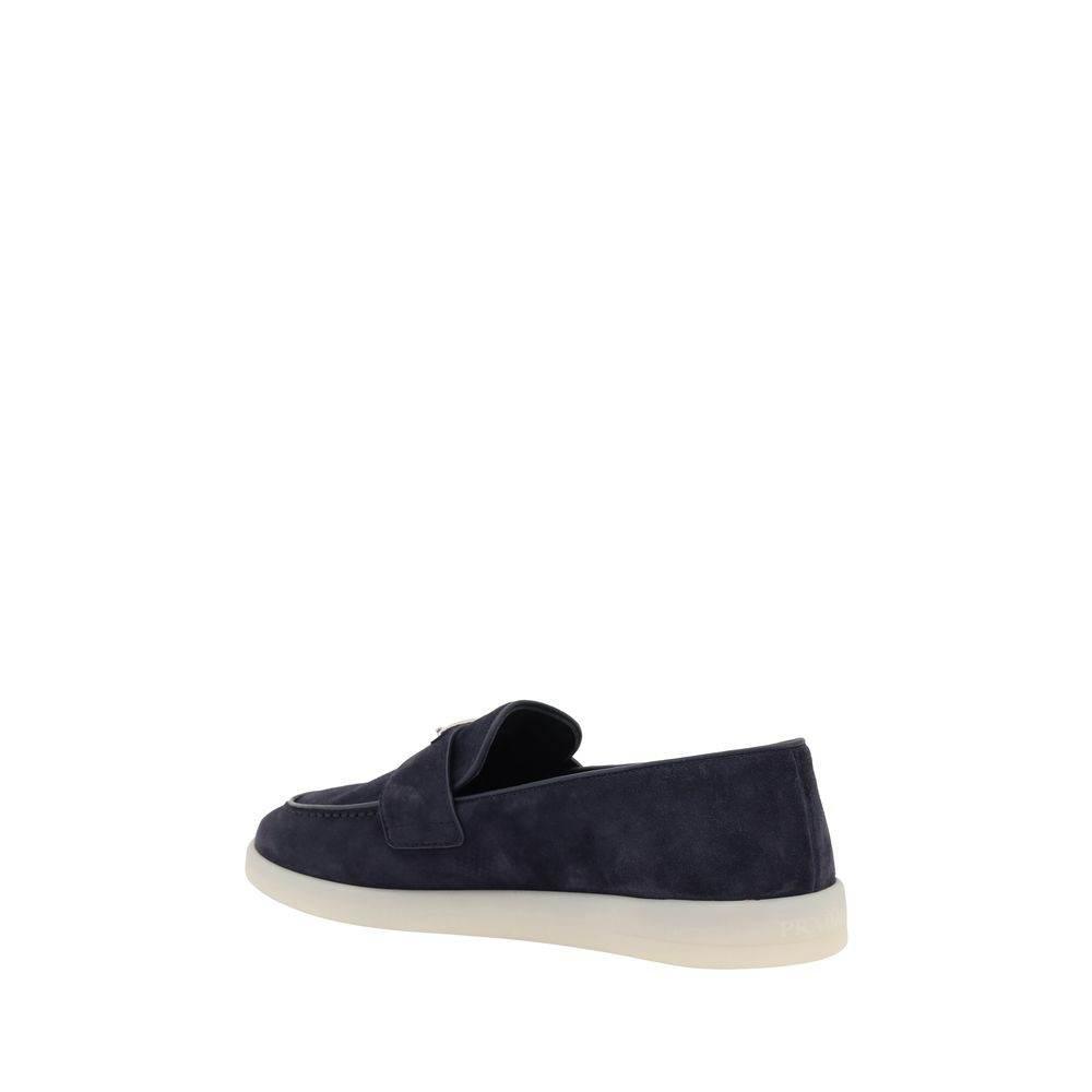 Prada Suede Loafers - Hilstor