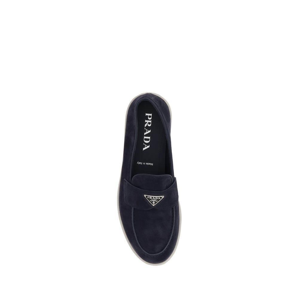 Prada Suede Loafers - Hilstor