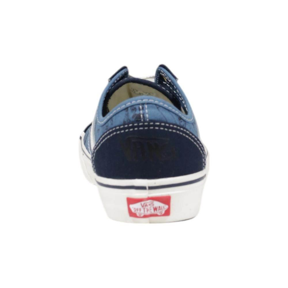 Vans Blue Suede Leather Sneaker - Hilstor