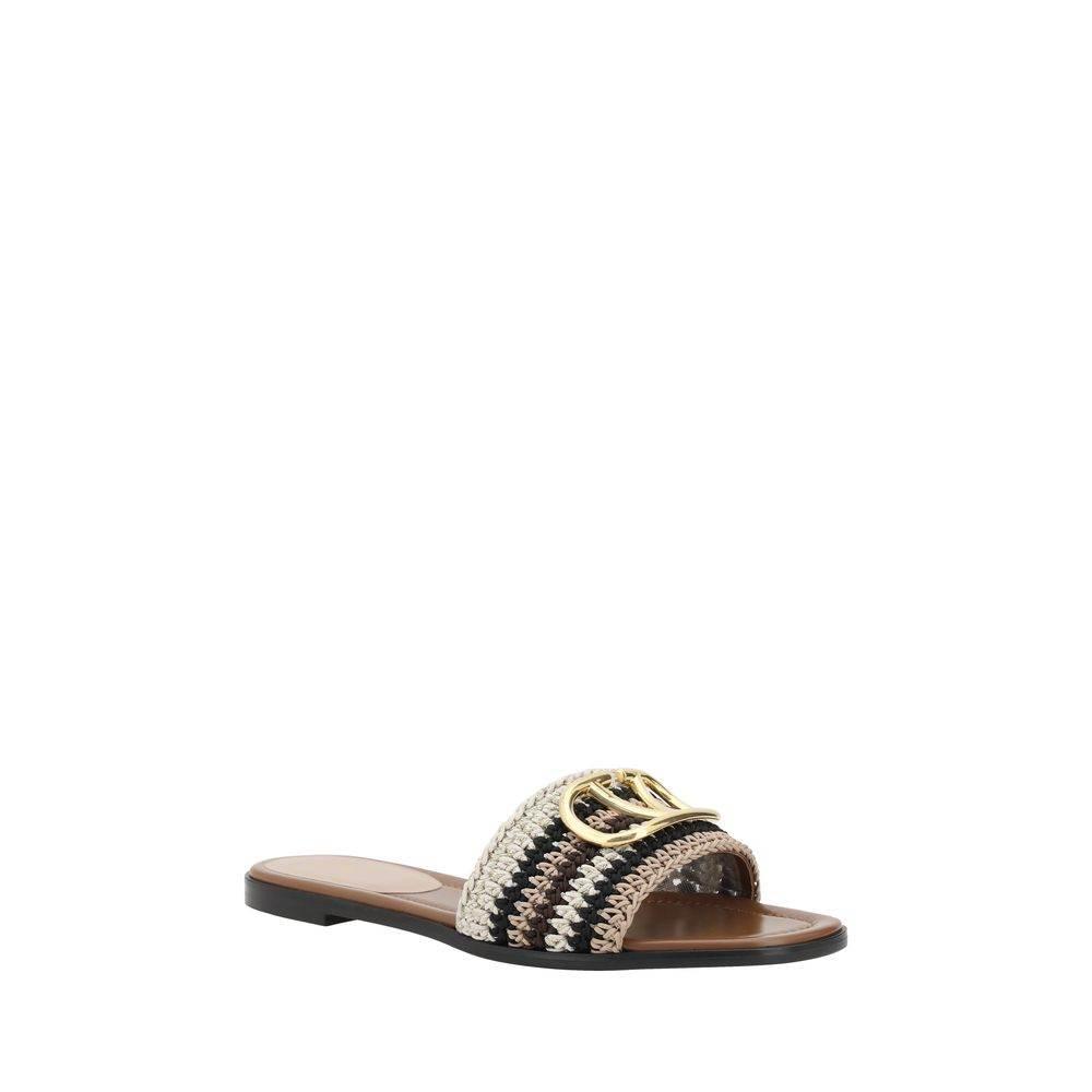 Valentino Garavani Crochet Sandals - Hilstor