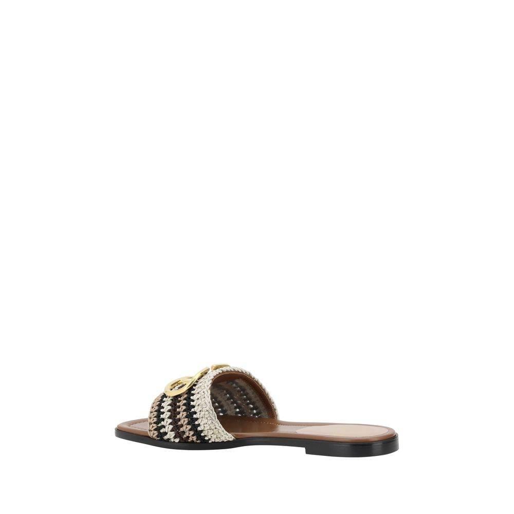 Valentino Garavani Crochet Sandals - Hilstor