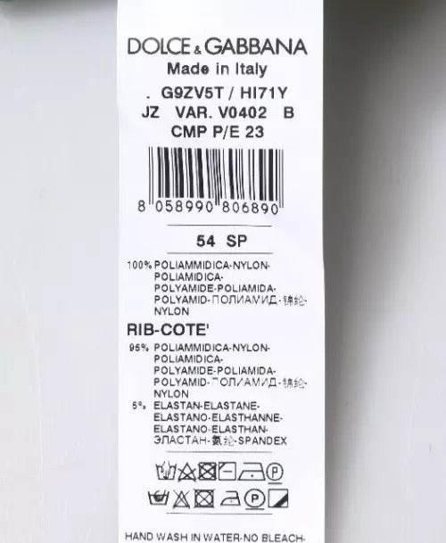 Dolce & Gabbana Green Logo Nylon Crew Neck Pullover Sweater - Hilstor