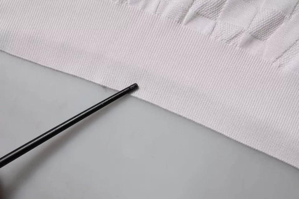 Dolce & Gabbana White Silk Crew Neck Men Pullover Sweater - Hilstor