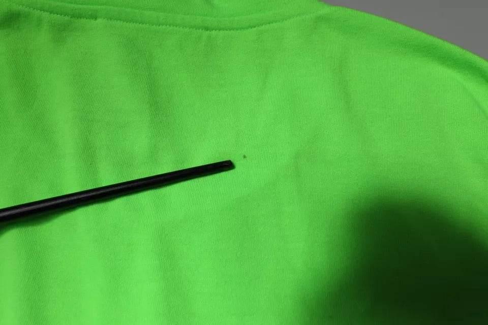 Dolce & Gabbana Green Logo Polyester Crew Neck T-shirt - Hilstor