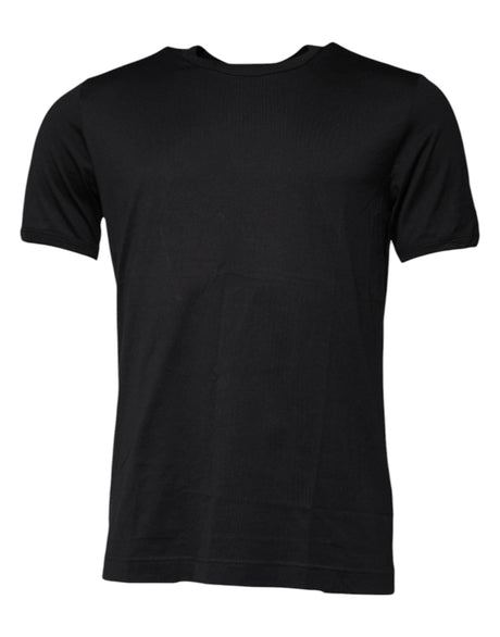 Dolce & Gabbana Blue Crown Crew Neck Short Sleeves T-shirt - Hilstor