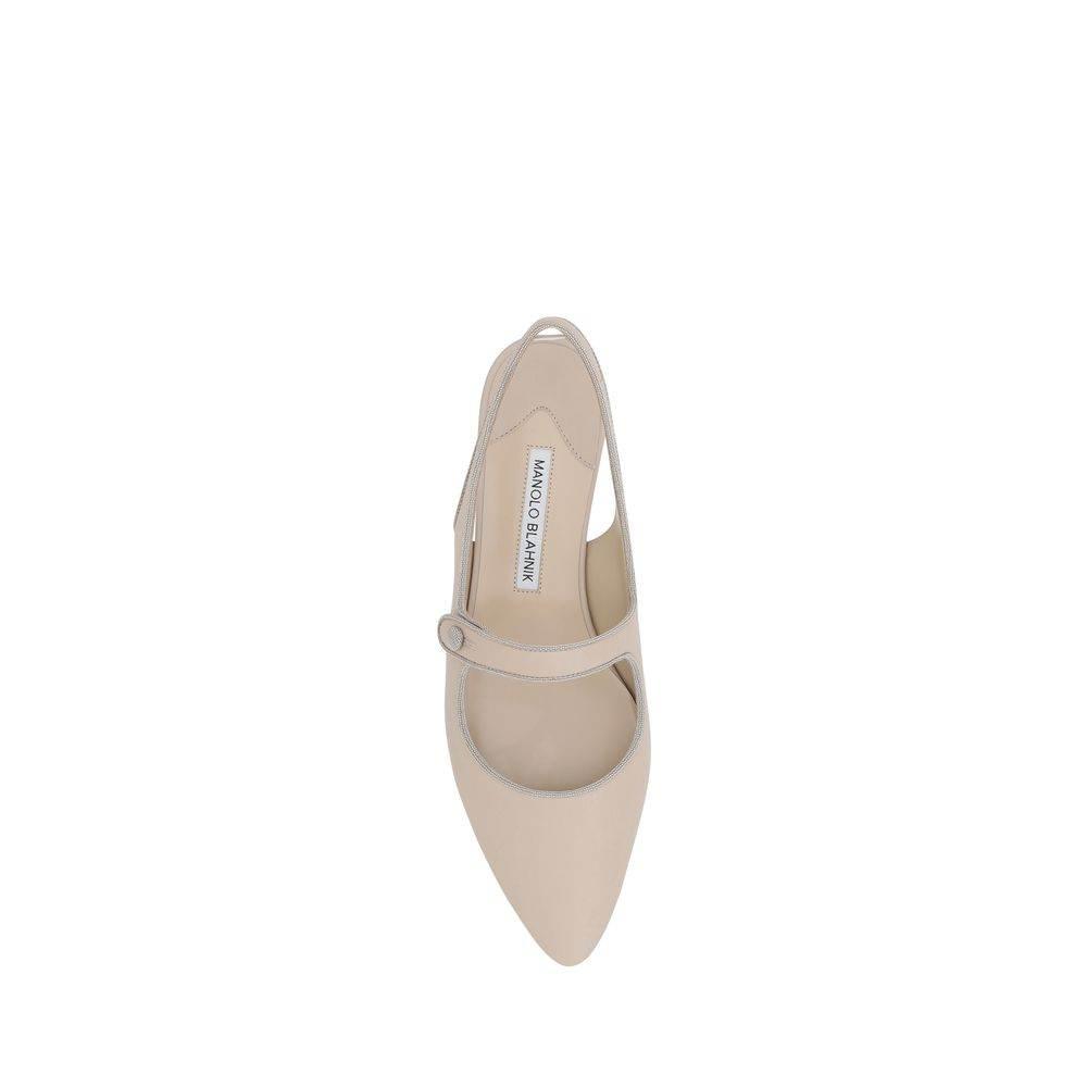 Manolo Blahnik Campariflatsli Ballerinas - Hilstor