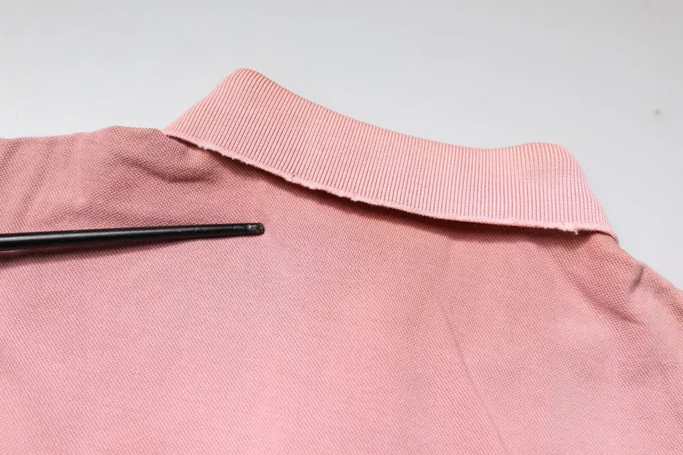Dolce & Gabbana Pink Crown Collared Short Sleeve Polo T-shirt