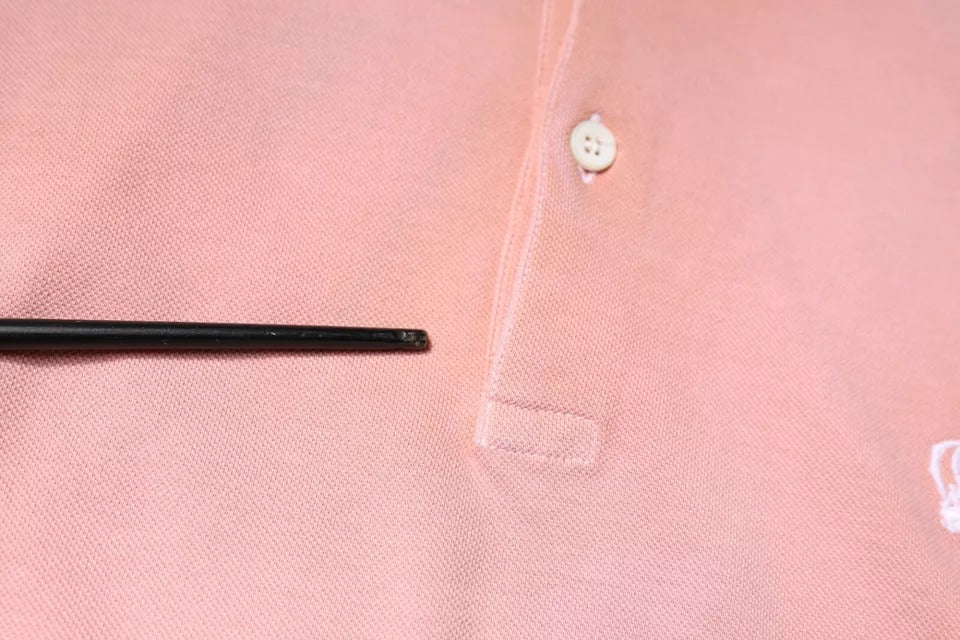 Dolce &amp; Gabbana Pink Crown Collared kortærmet polo T-shirt