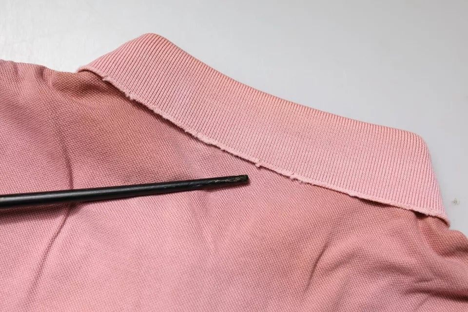 Dolce &amp; Gabbana Pink Crown Collared kortærmet polo T-shirt