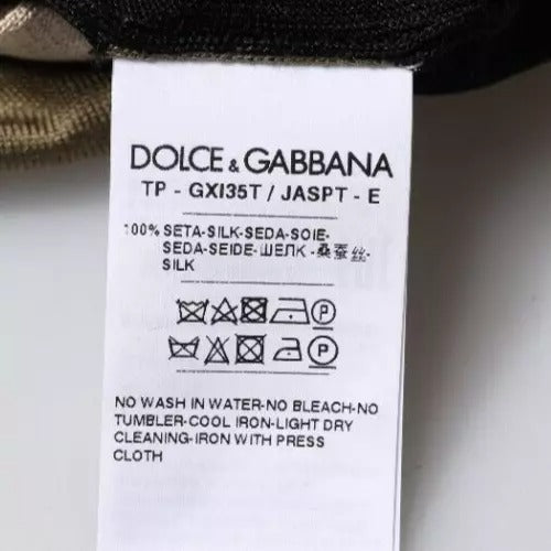Dolce &amp; Gabbana Multicolor Camouflage Collared Polo T-shirt