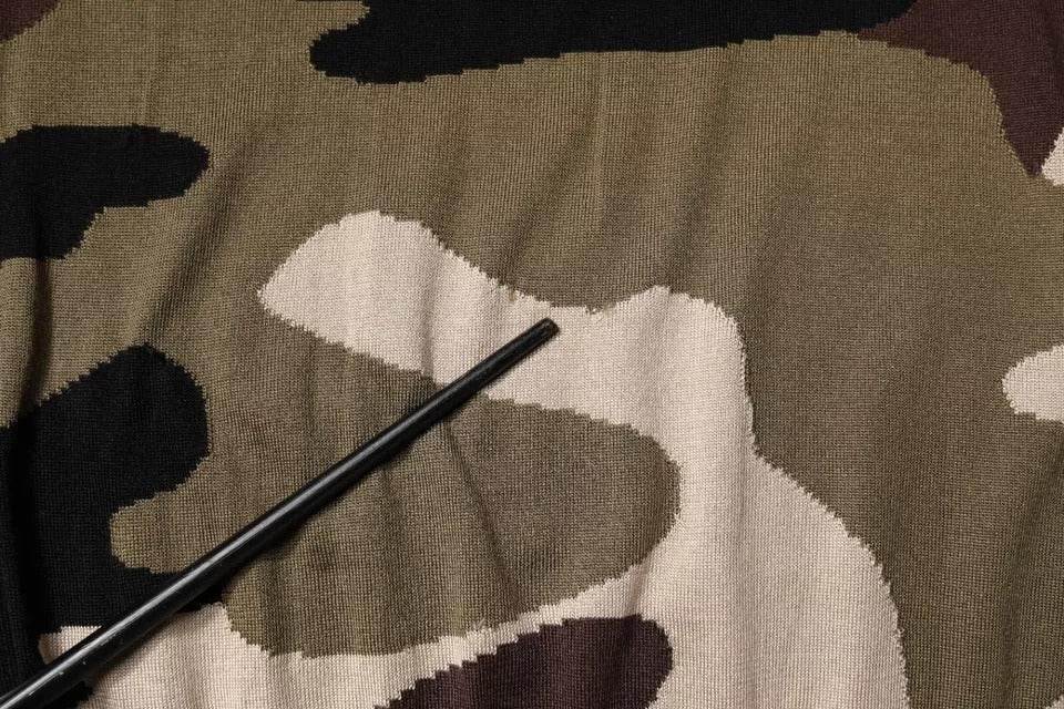 Dolce & Gabbana Multicolor Camouflage Collared Polo T-shirt - Hilstor