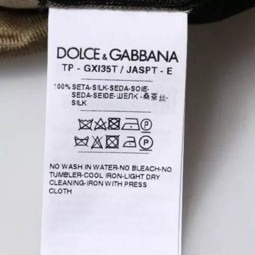 Dolce & Gabbana Multicolor Camouflage Collared Polo T-shirt - Hilstor