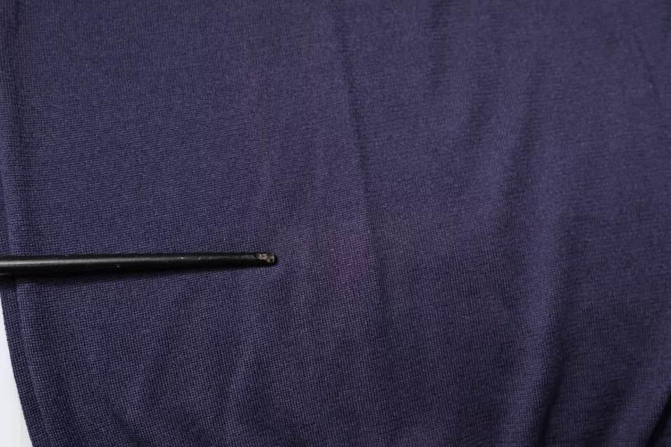 Dolce & Gabbana Blue Silk Collared Short Sleeves Polo T-shirt - Hilstor