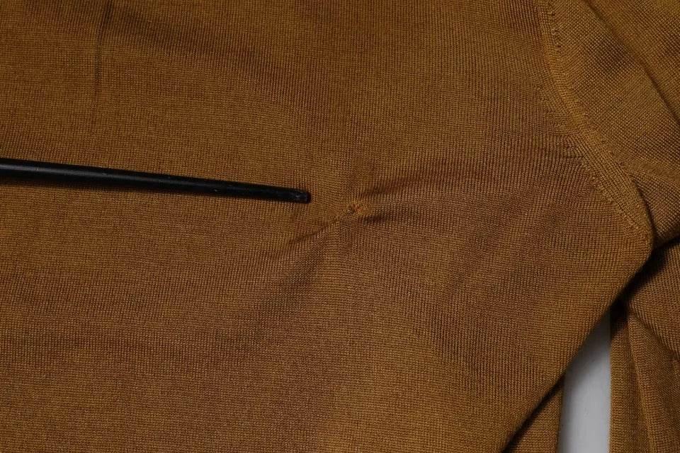 Dolce & Gabbana Brown Cashmere Turtleneck Pullover Sweater - Hilstor