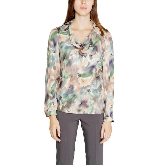 Rinascimento Green Polyester Blouse - Hilstor