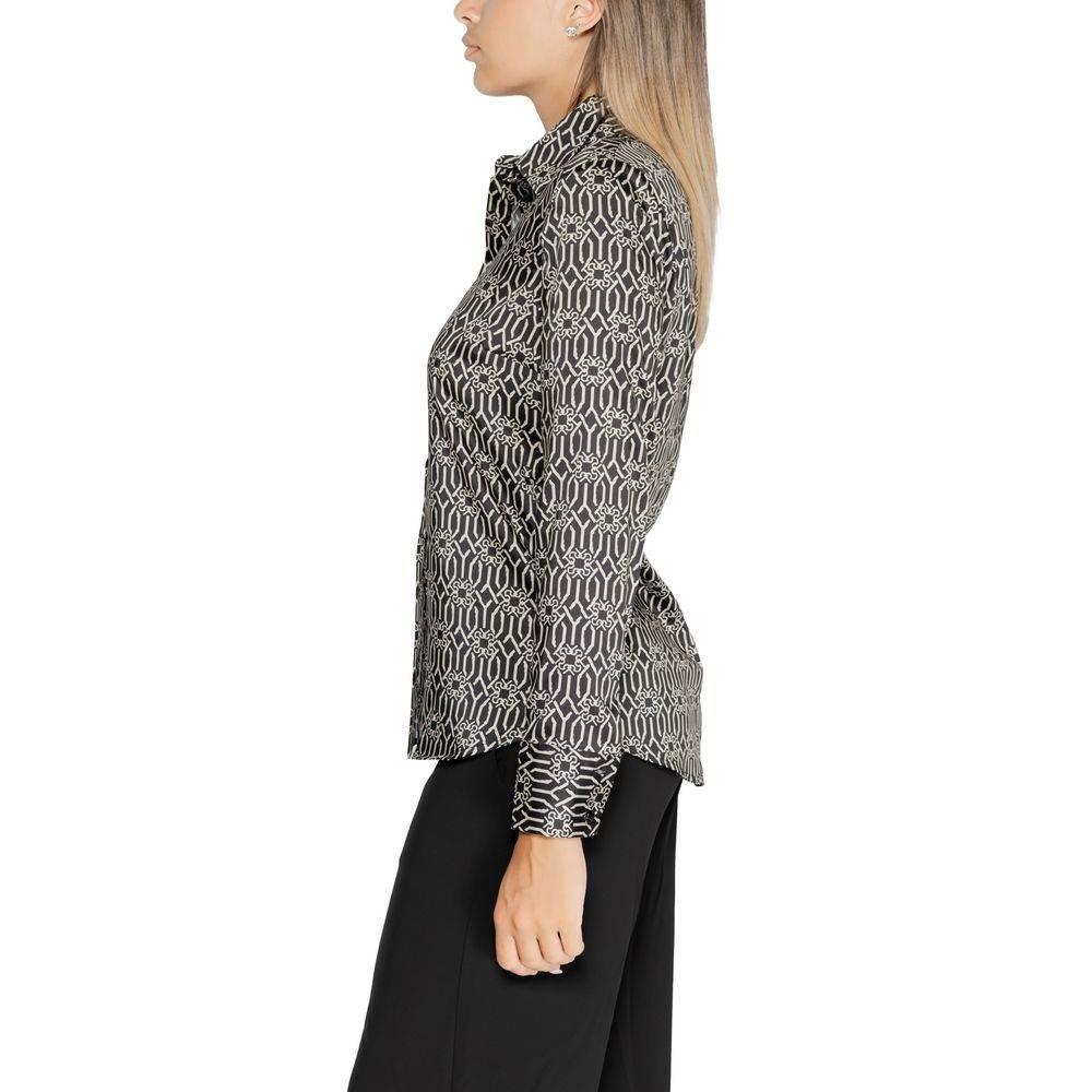 Rinascimento Black Polyester Blouse - Hilstor