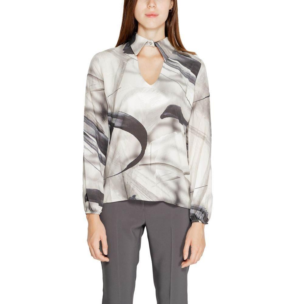 Rinascimento Gray Viscose Blouse - Hilstor