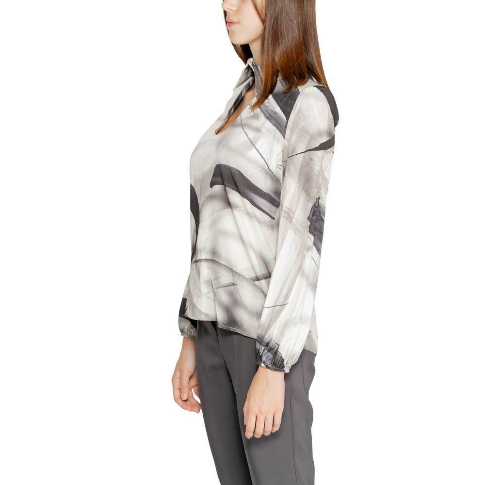 Rinascimento Gray Viscose Blouse - Hilstor