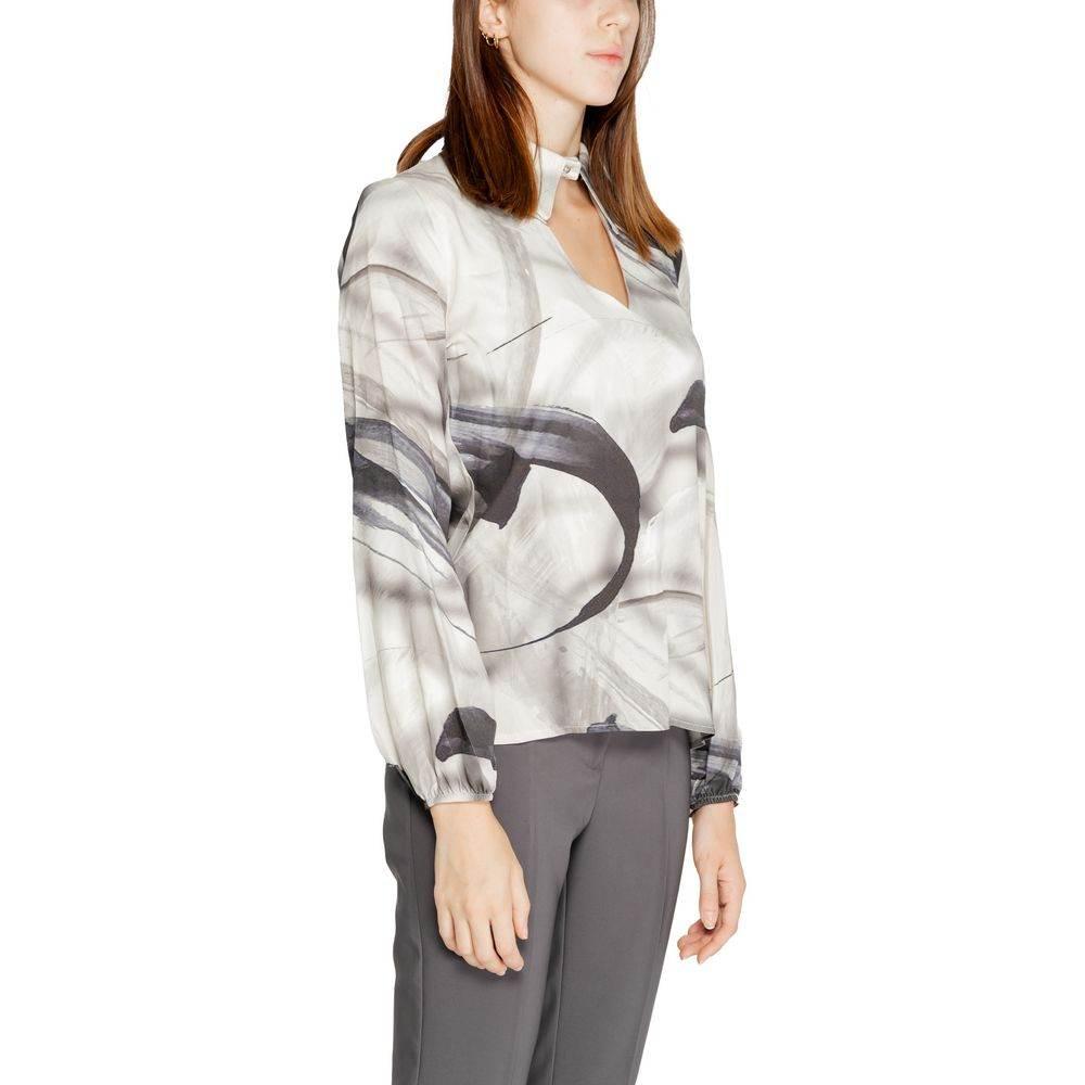 Rinascimento Gray Viscose Blouse - Hilstor