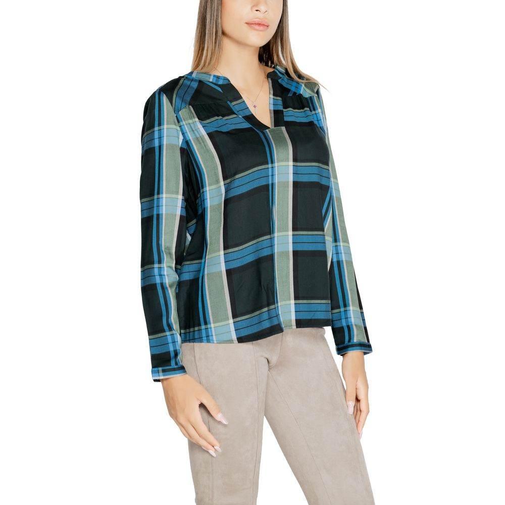 Street One Green Viscose Blouse - Hilstor