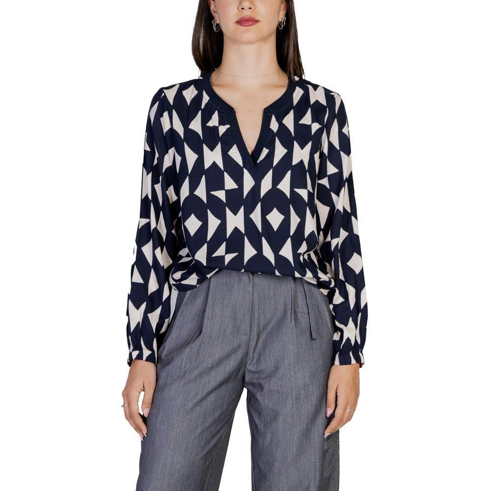 Street One Blue Viscose Blouse - Hilstor