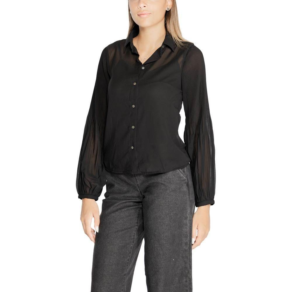 Only Black Recycled Polyester Shirt - Hilstor