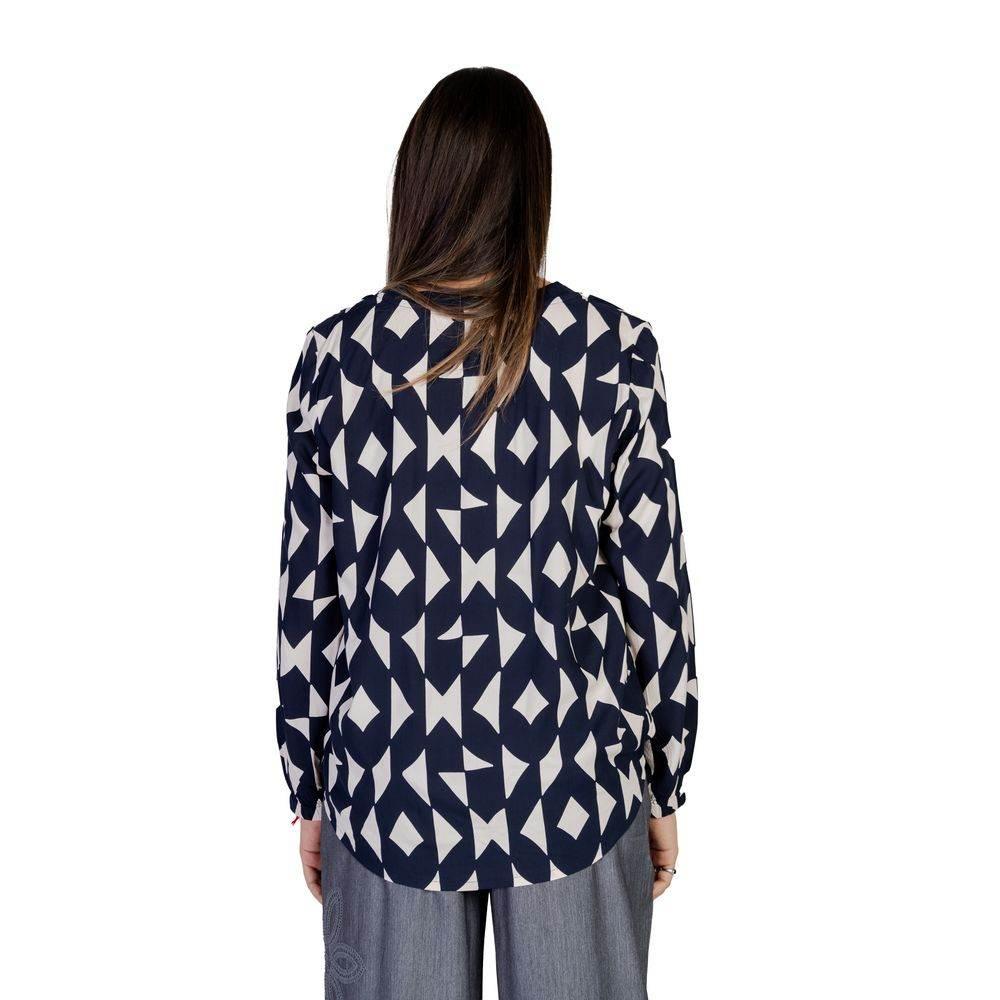 Street One Blue Viscose Blouse - Hilstor