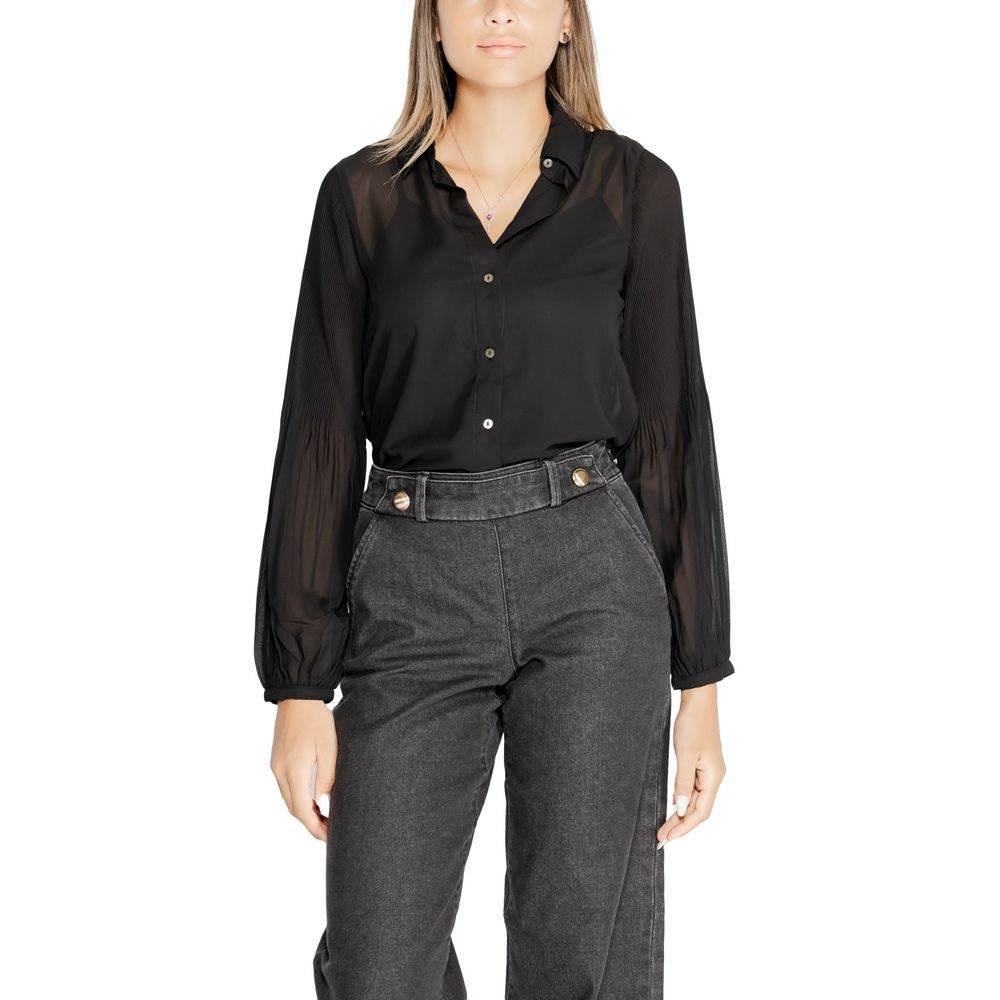 Only Black Recycled Polyester Shirt - Hilstor