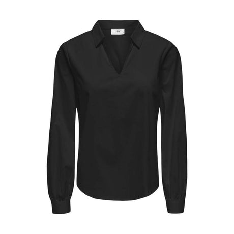 Jacqueline De Yong Black Cotton Shirt - Hilstor