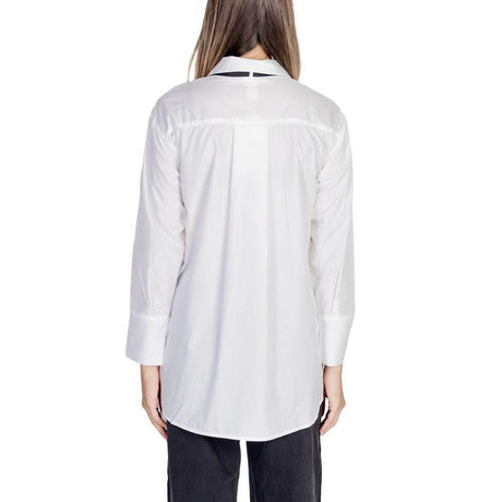 Only White Cotton Shirt - Hilstor