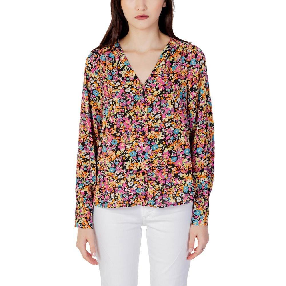 Only Multicolor Recycled Polyester Shirt - Hilstor