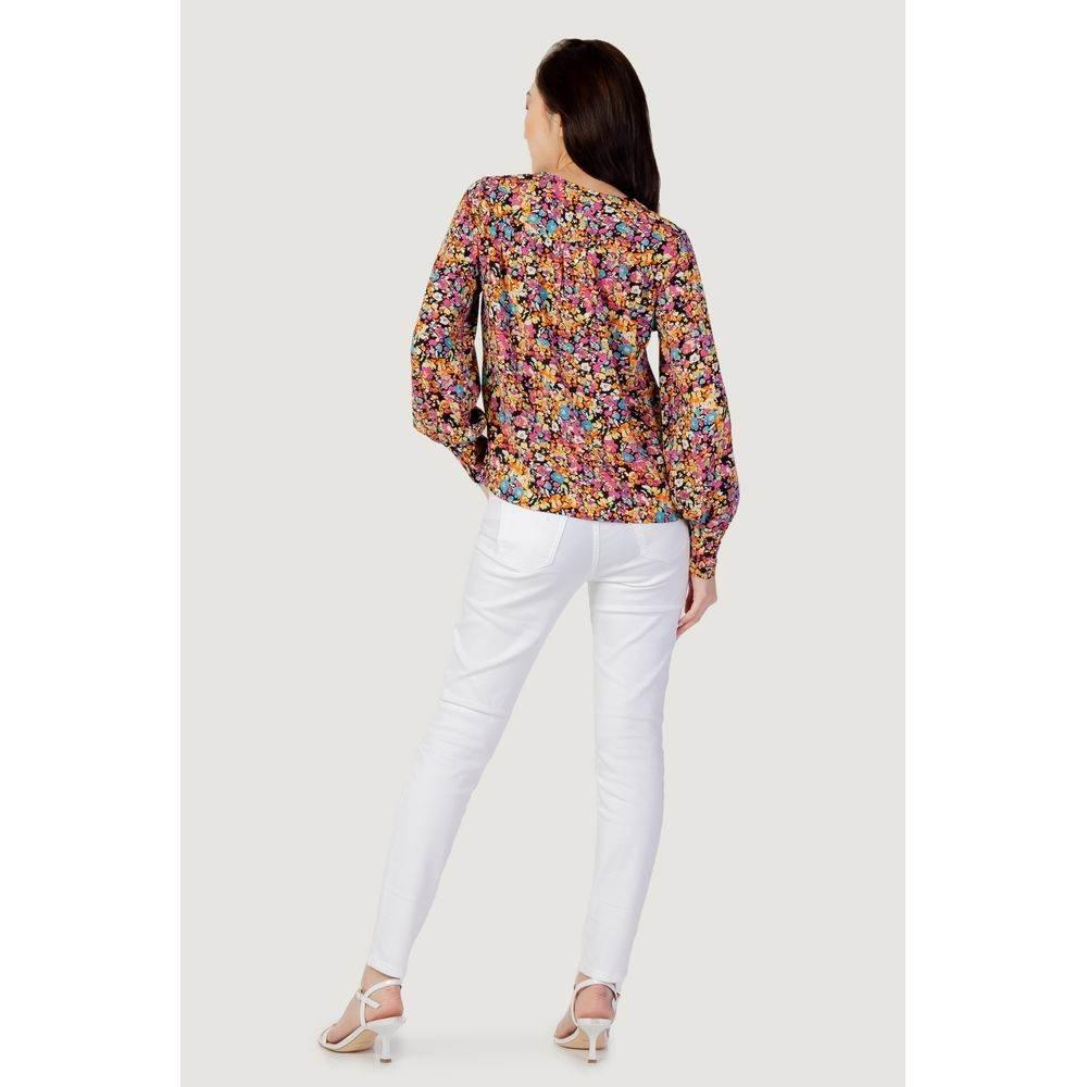 Only Multicolor Recycled Polyester Shirt - Hilstor