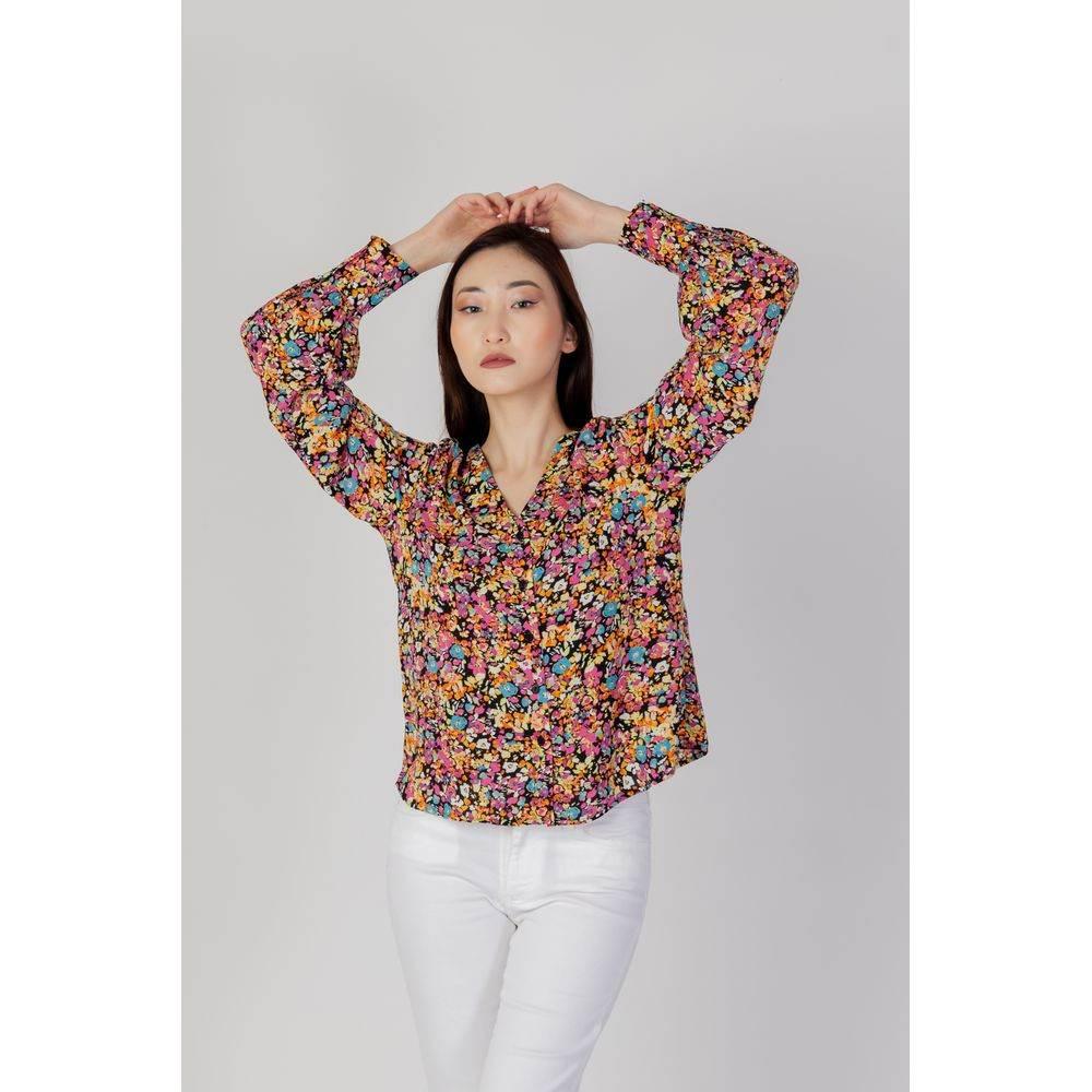 Only Multicolor Recycled Polyester Shirt - Hilstor