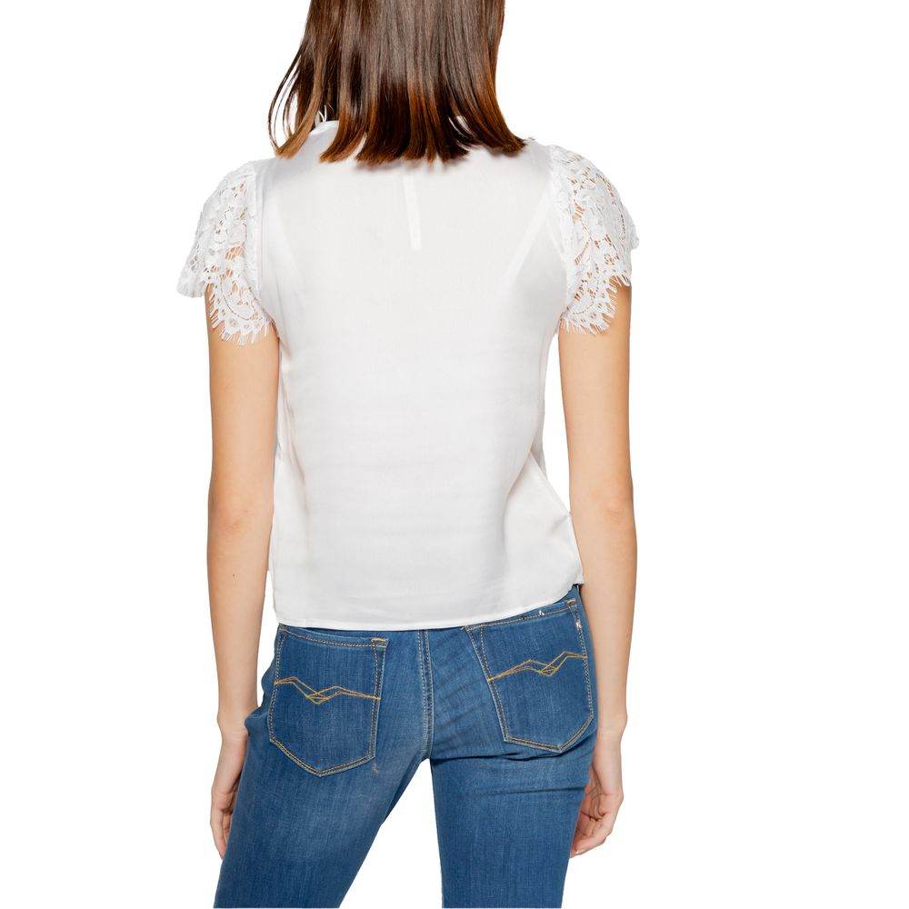 Guess White Polyester Shirt - Hilstor