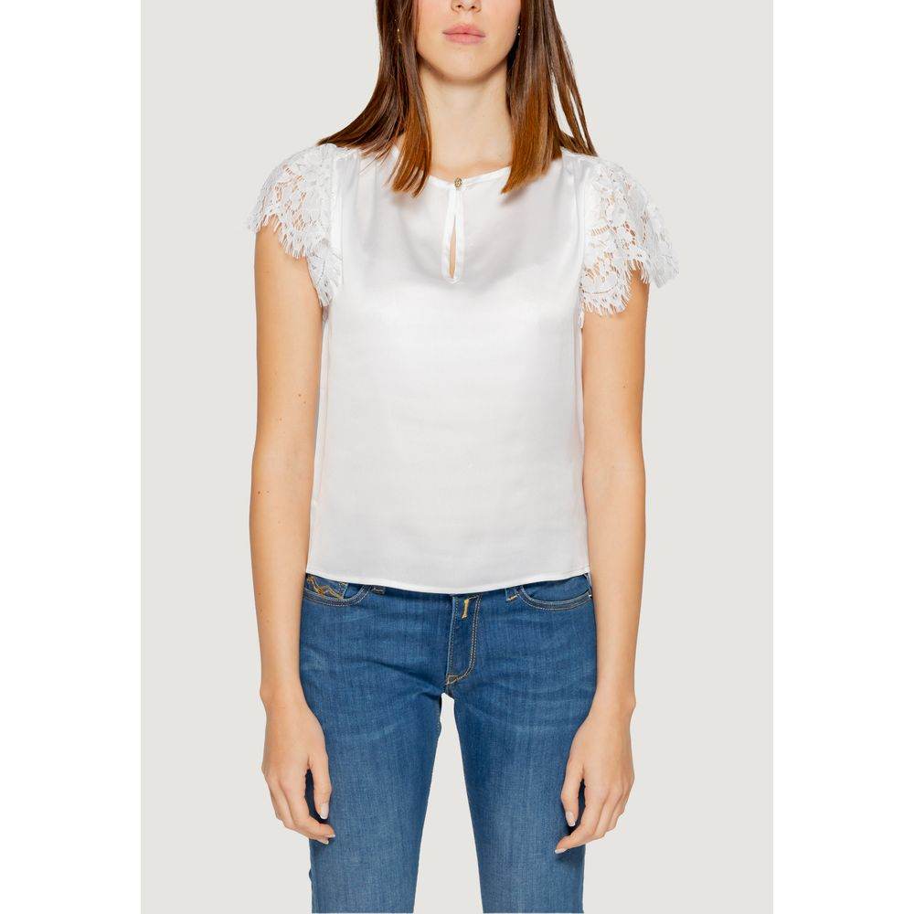 Guess White Polyester Shirt - Hilstor