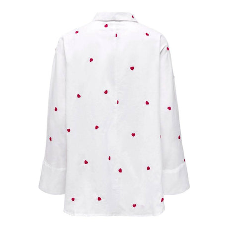 Only White Cotton Shirt - Hilstor