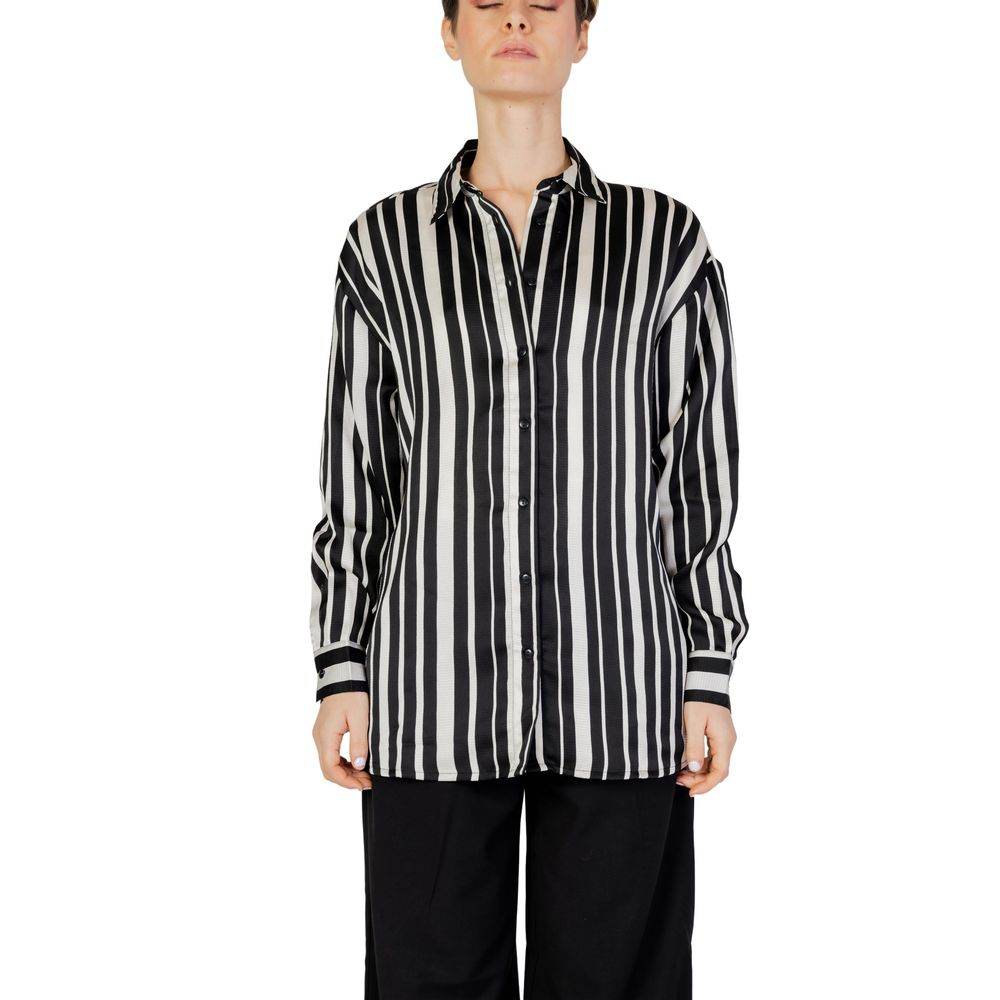 Only Black Polyester Shirt - Hilstor