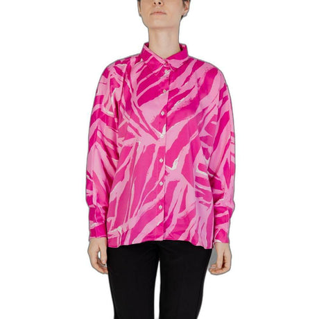 Only Pink Polyester Shirt - Hilstor