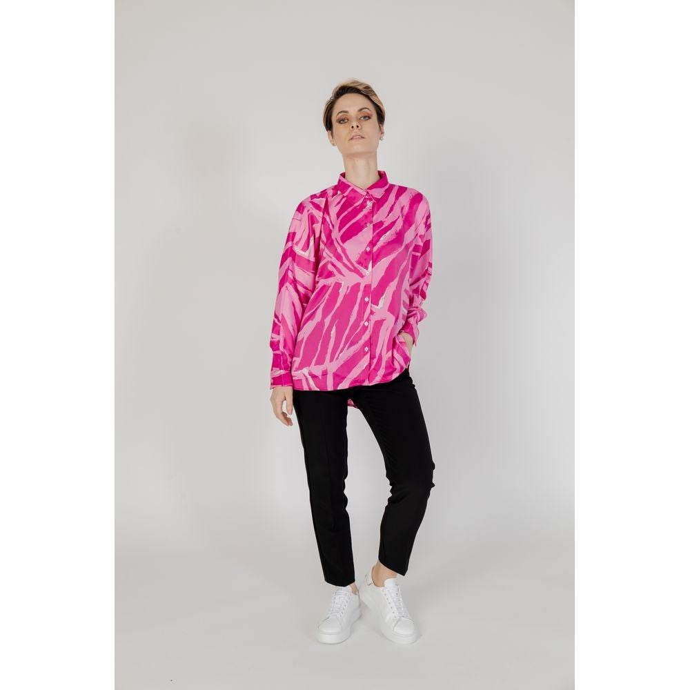 Only Pink Polyester Shirt - Hilstor