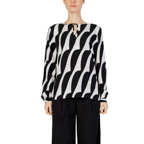 Street One Black Viscose Blouse - Hilstor