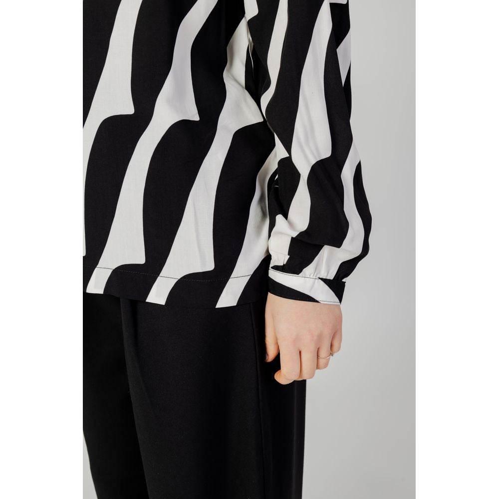 Street One Black Viscose Blouse - Hilstor